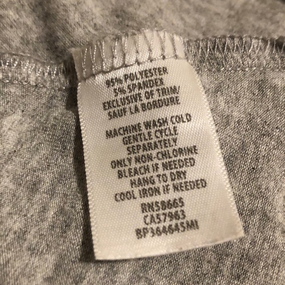 Grey Trapeze Dress with Blue Detailing - Picture 7 of 7